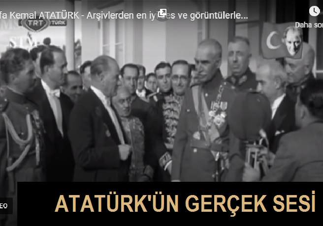 Atatürk'ün Hiç Duyulmamış Gerçek Sesi Ortaya Çıkarıldı