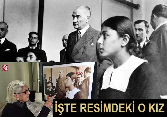 Resimdeki  O Kız Atatürk'ün Ziyaretini Anlattı