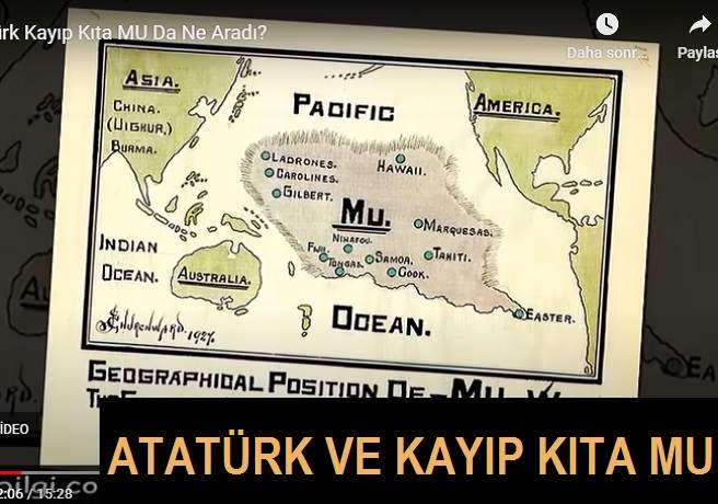 Atatürk ve Kayıp Kıta Mu