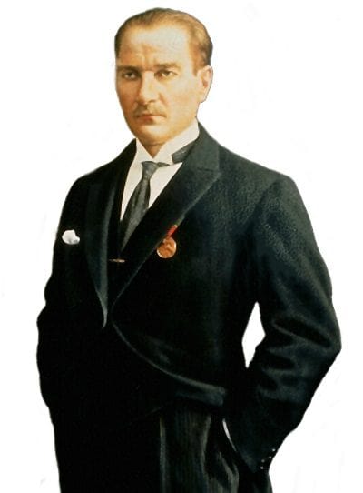 Atatürk'ün İstiklal Madalyası - Madalyalı Resmi