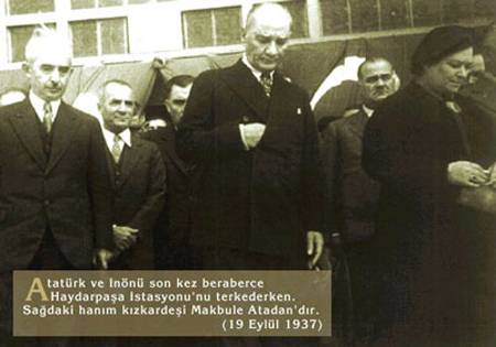 Atatürk ve İnönü Haydarpaşa Gar'ında