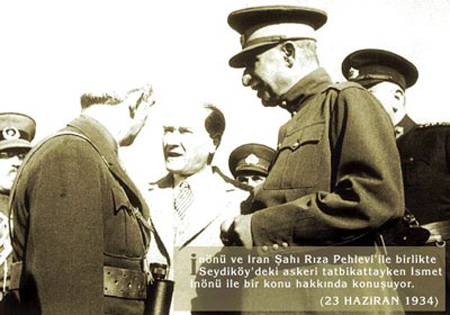 Atatürk Şah Pehlevi ve İnönü_II