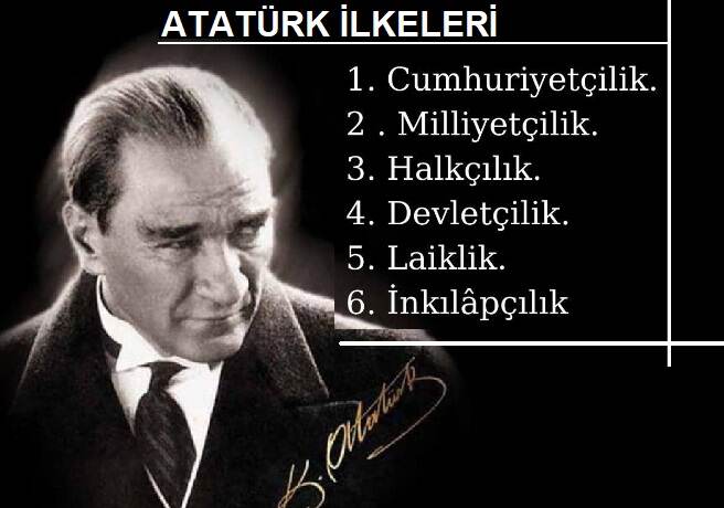 Atatürk İlkeleri ile İlgili Resim - Resimler