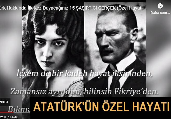 Atatürk'ün Özel Hayatı Hakkında Bilmedikleriniz