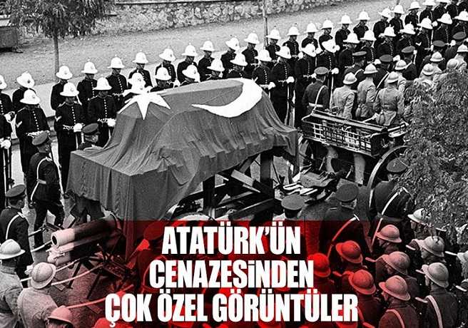 Fotoğraflarla Atatürk'ün Cenaze Töreni