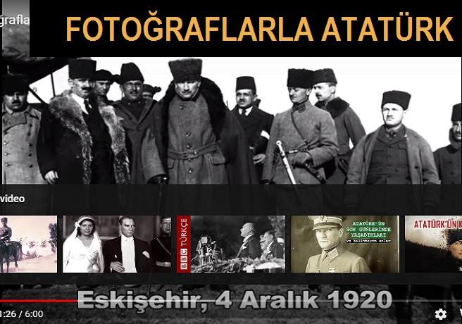 Fotoğraflarla Atatürk'ün Hayatı Videosu